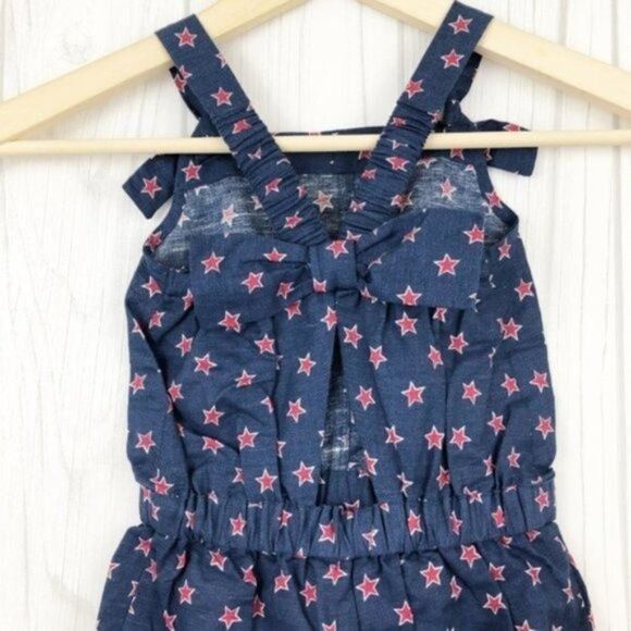 CREWCUTS Girls' Star Print Romper  - Picture 5 of 6